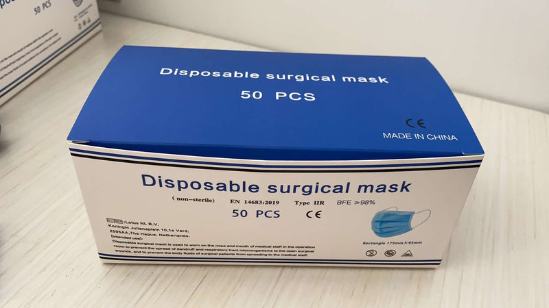 Surgical Disposable Face Masks 3Ply (50 pieces in a box)