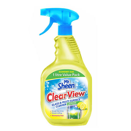 MR SHEEN CLEAR VIEW GLASS & MULTISURFACE CLEANER 1L