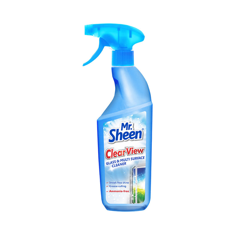MR SHEEN CLEAR VIEW GLASS & MULTISURFACE CLEANER 750ML