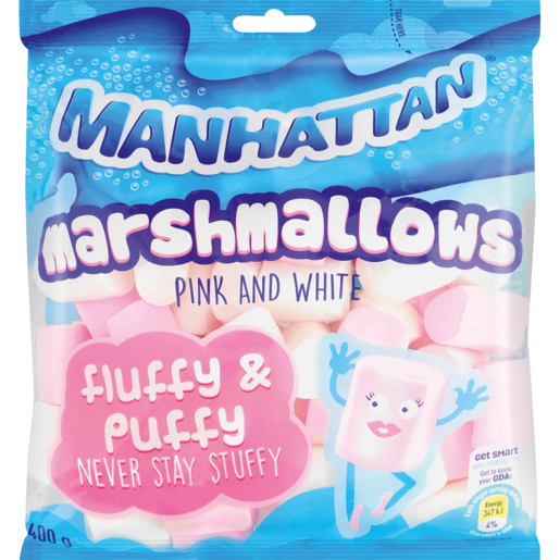 Manhattan Pink and White Mallows 400g