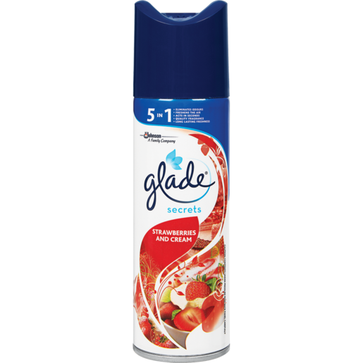 GLADE - Aerosol Airfreshener Strawberry & Cream 180ml