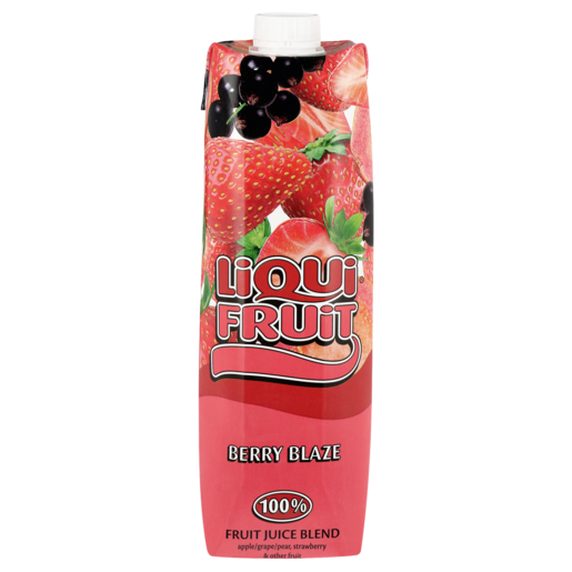 LIQUIFRUIT - 100% Fruit Juice Blend Berry Blaze Carton 1Ltr
