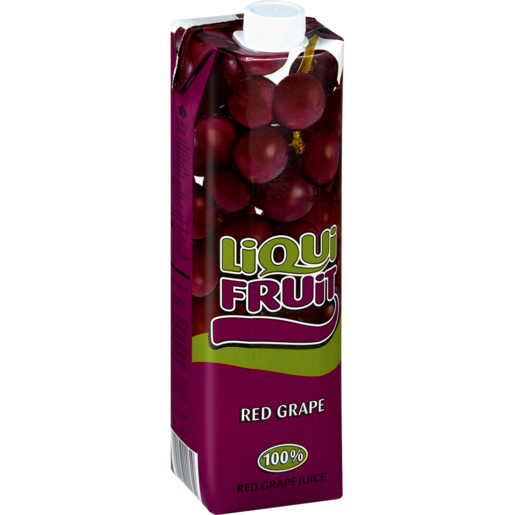 LIQUIFRUIT - 100% Fruit Juice Blend Red Grape Carton 1Ltr
