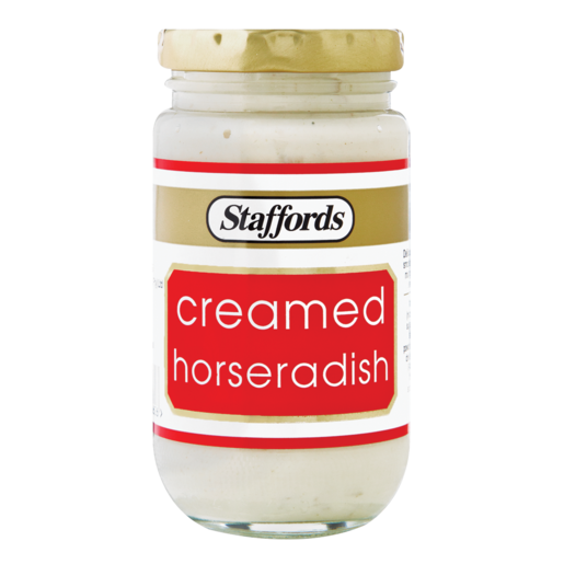 STAFFORDS CREAMED HORSERADISH 145G