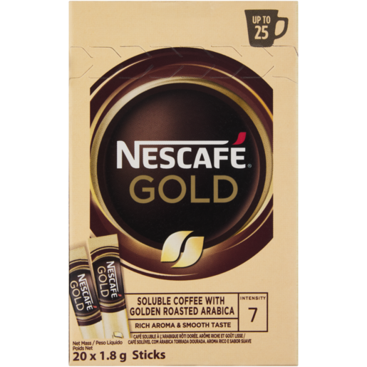NESCAFE GOLD ROASTED COFFE 20X1.8G