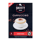 SOCIETY CAPPACINO COFFE 8X20g