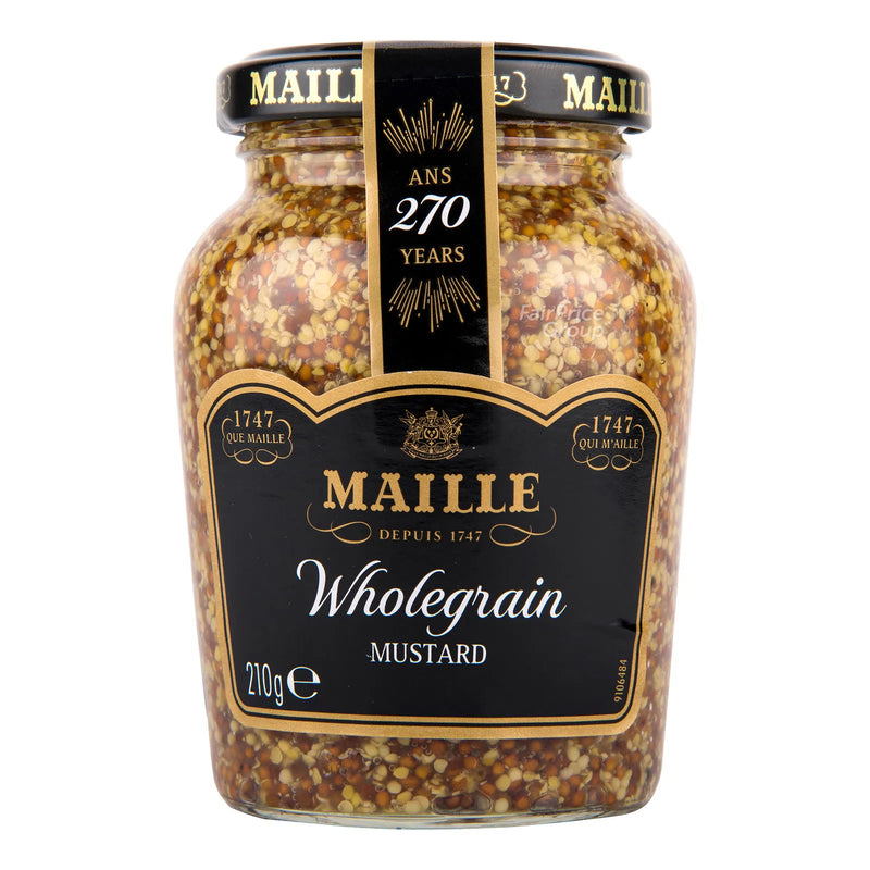 MAILLE WHOLEGRAIN MUSTARD 215G