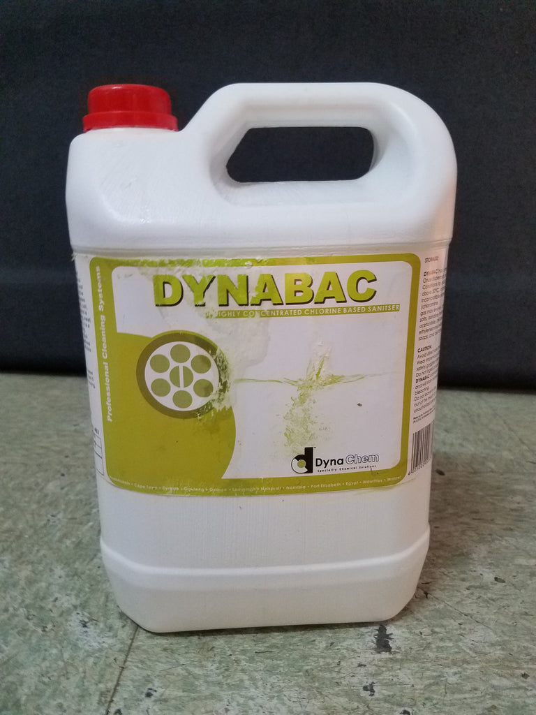 DYNABAC Concentrated Chlorine based sanitiser 5L