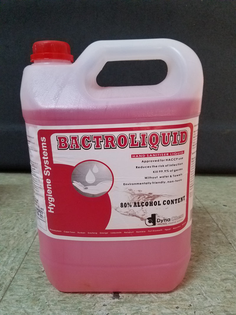 BACTROLIQUID HAND SANITISER LIQUID 5L