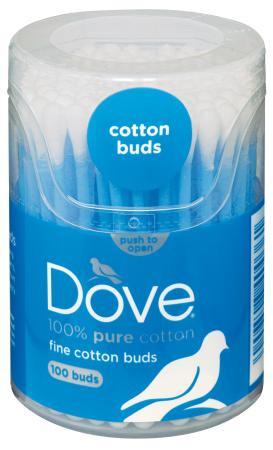 DOVE EARBUDS 100's TUBS