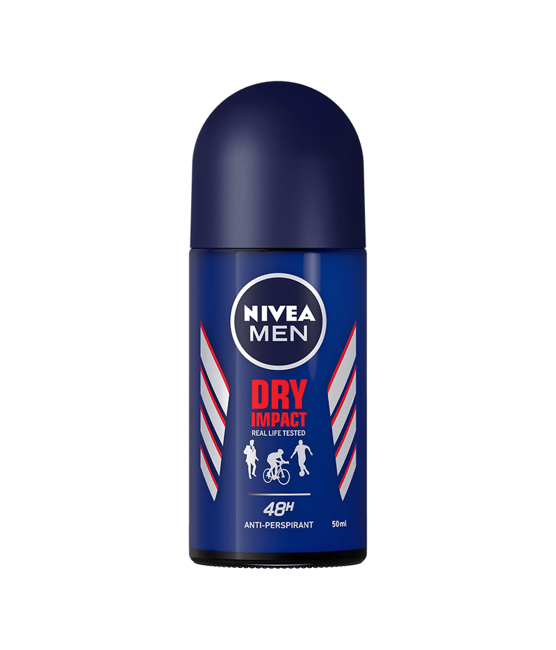 NIVEA - Mens Anti-Perspirant Roll-On Dry Impact 50ml