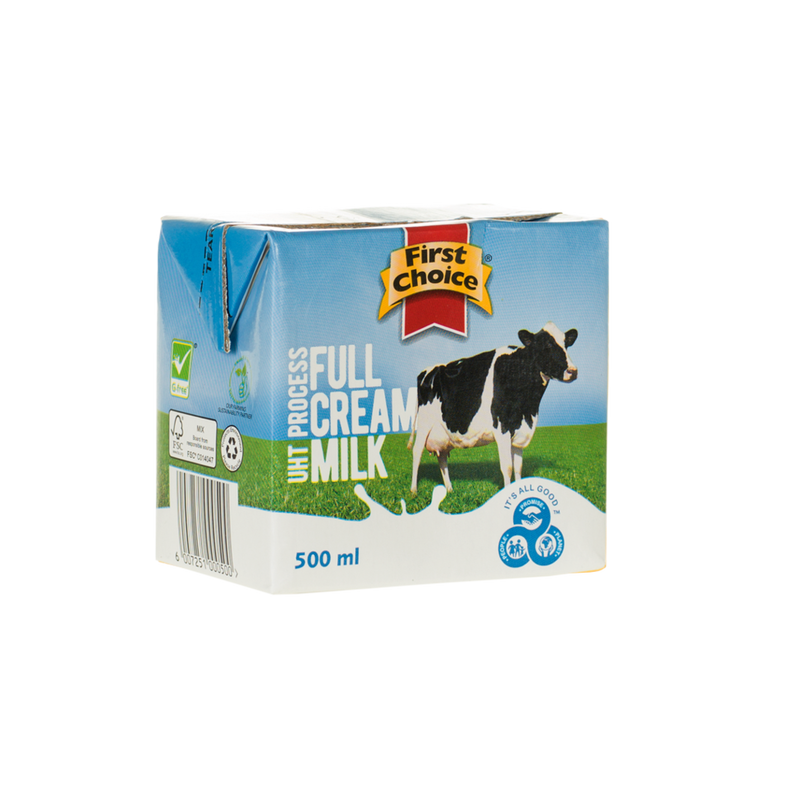 FIRST CHOICE FULL CREAM MILK 500ML