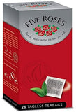 FIVE ROSES TAGLESS TEABAGS 26'S