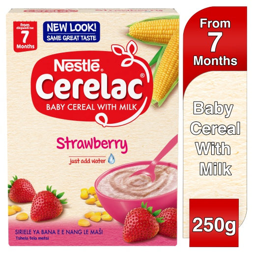 NESTLE - NESTLE CERELAC STAGE 2 250G STRAWBERRY