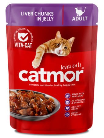 CATMORE LIVER CHUNKS IN JELLY