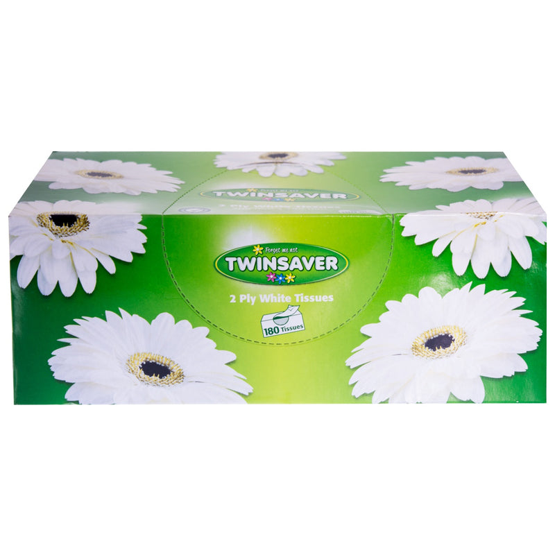 TWINSAVER 2PLY  180,WHITE TISSUE