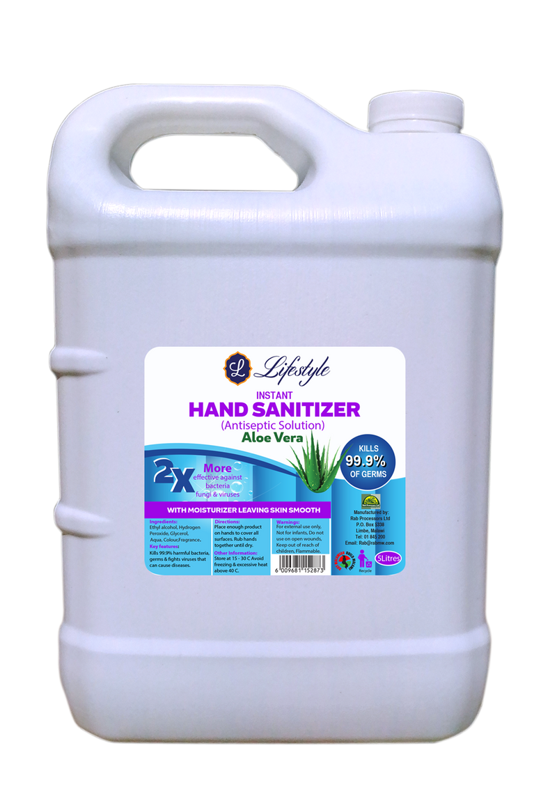 Lifestyle Hand Sanitizer 1 x 5 ltr