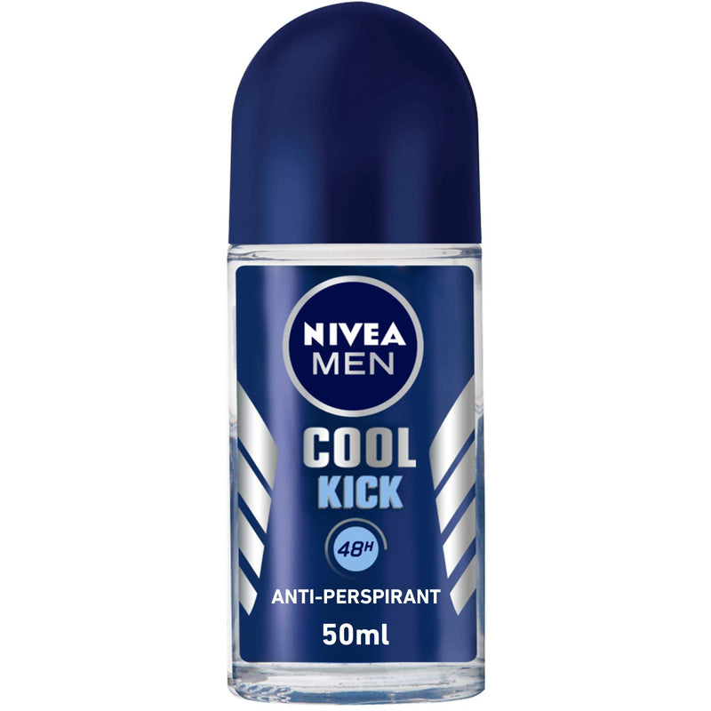NIVEA - Mens Anti-Perspirant Roll-On Cool Kick 50ml