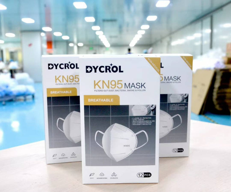 Dycrol Brand KN95 Face Mask