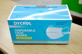 Dycrol Brand: 3 Ply Disposable Face Mask (50 pieces in a box)
