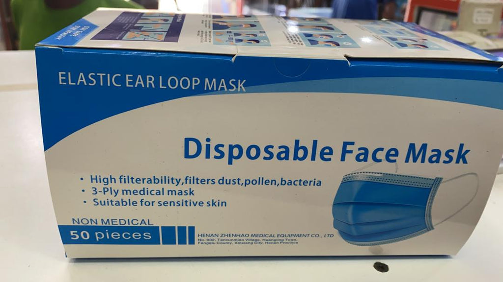 3ply Disposable Masks - Premium