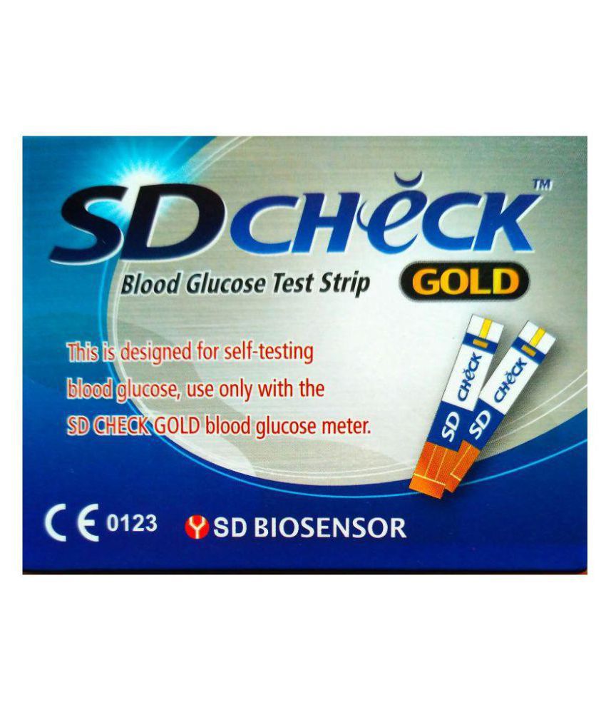 SD CHECK Blood Glucose Test Strip GOLD