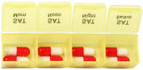 Pill Medicine Organizer Box, Medicine Reminder & Storage Box for 28 Days or 4 Weeks, Pack of 1