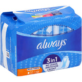 ALWAYS MAXI PADS NORMAL 10's