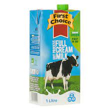 FIRST CHOICE FULL CREAM MILK 1L