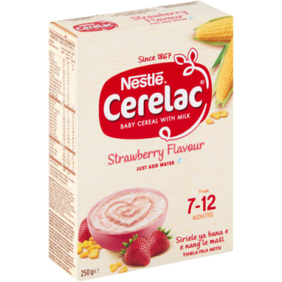NESTLE - NESTLE CERELAC CEREAL STAGE 4 250G STRAWBERRY