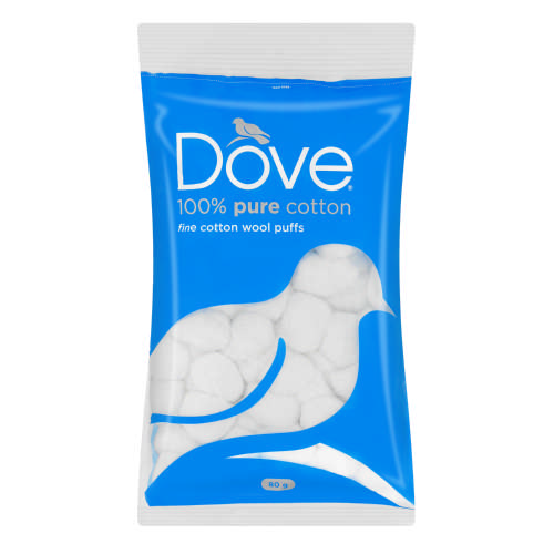 DOVE C/WOOL PUFFS 80G