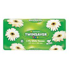 TWINSAVER TISSUE WHITE 90'S