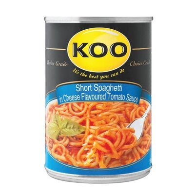 KOO - Canned Spaghetti In Cheese & Tomato Sauce 410G