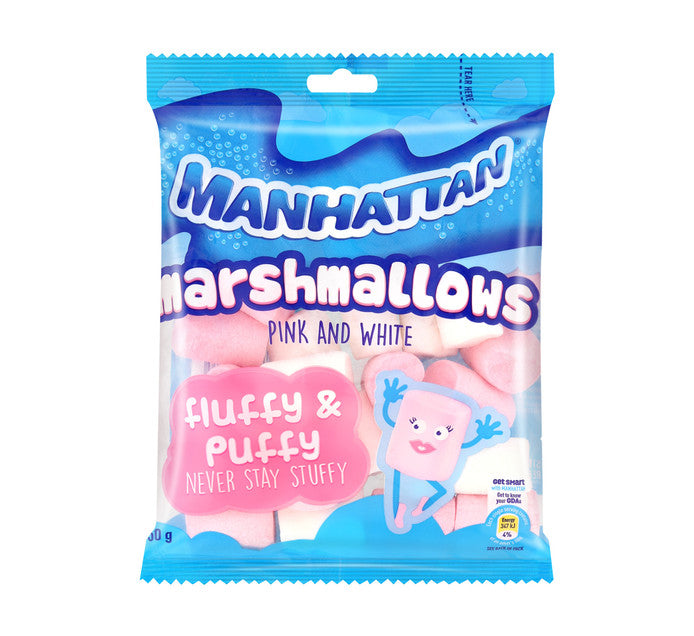 Manhattan Pink and White Mallows 150g