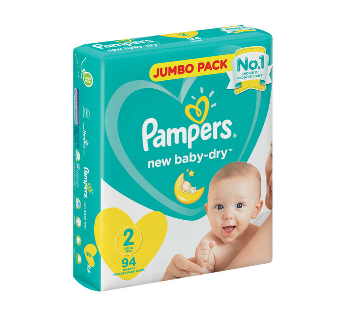 PAMPERS ACTIVE JUMBO PACK MINI 94'S