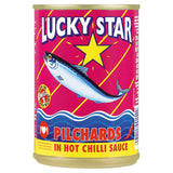 LUCKY STAR - PILCHARDS IN HOT CHILLI SAUCE 400G