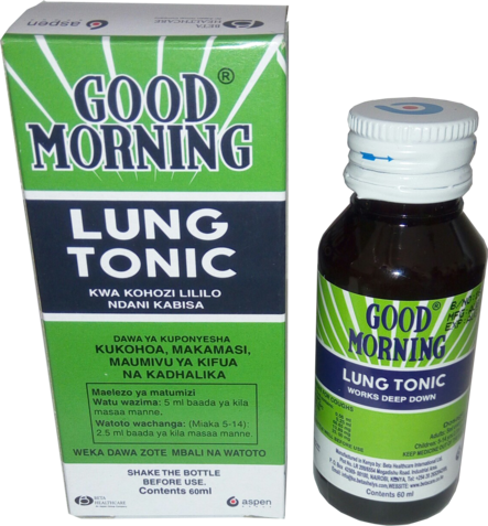 GOOD MORNING LUNG TONIC 60ML